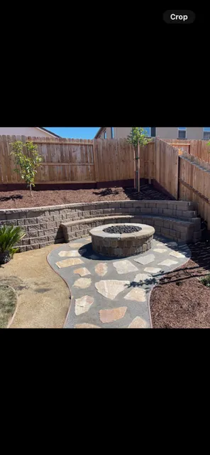 Custom garden landscaping in Roseville, CA by Green Bear Landscaping & Management
