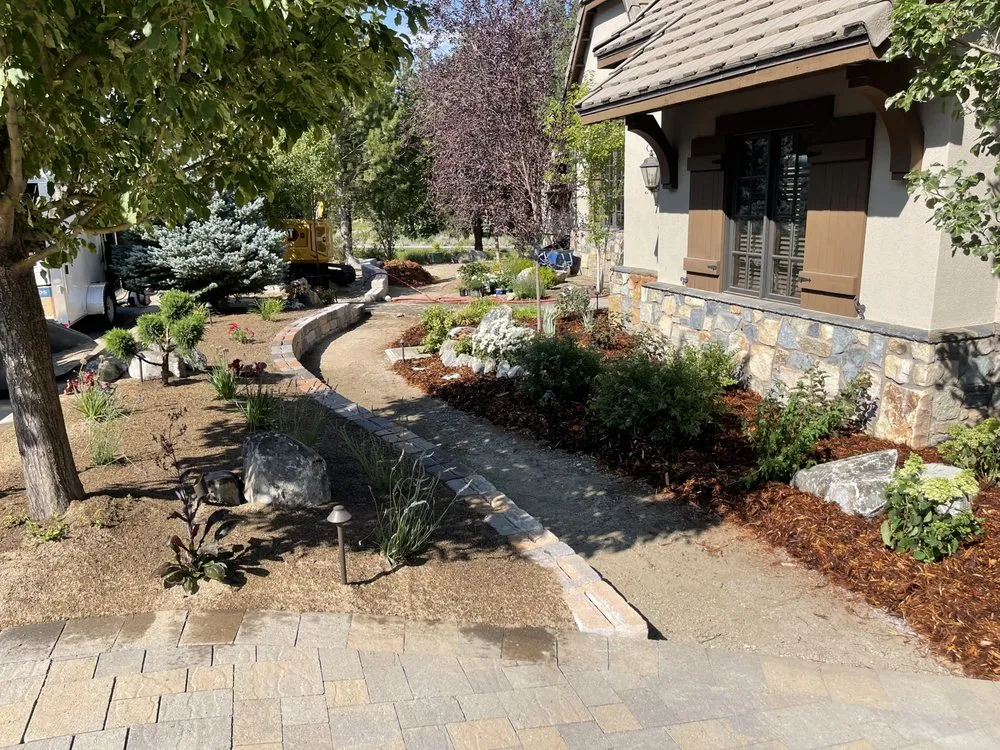 Custom landscaping services in Carson City, NV by Green Bee Lawn and Landscape