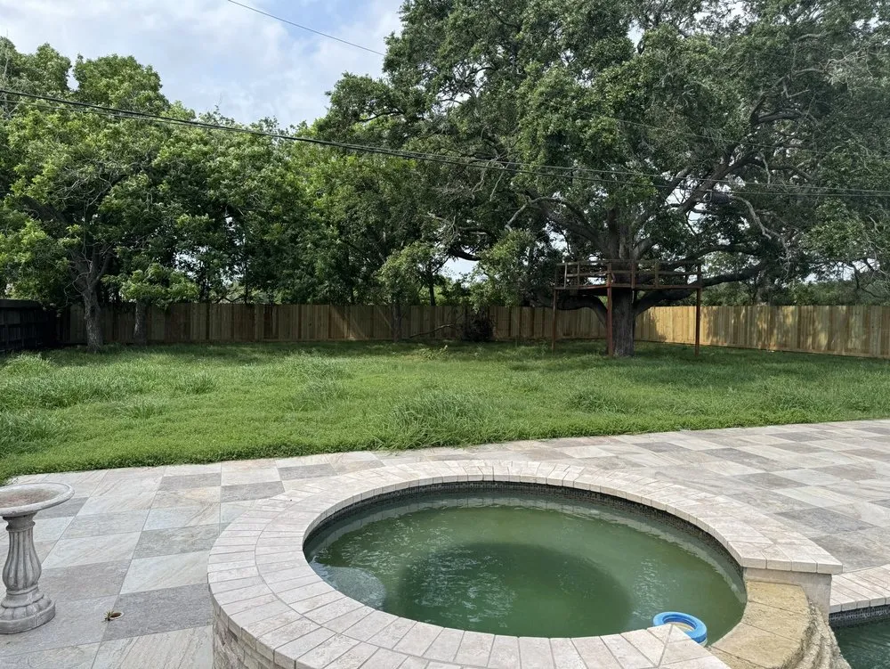 Affordable residential landscaping with custom design across Angleton, TX - Green Blade Mowing
