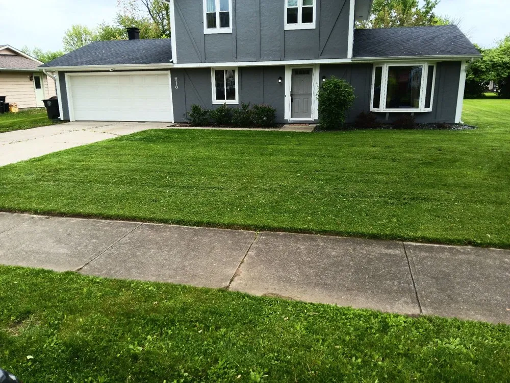 Custom landscape installation in Fort Wayne, IN - Green Bost