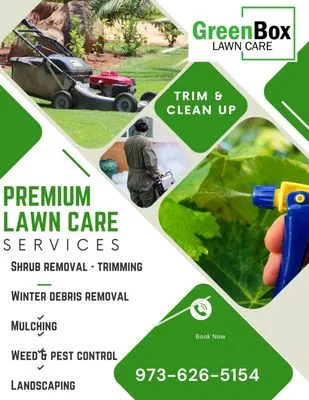 Green Box Lawn Care Logo