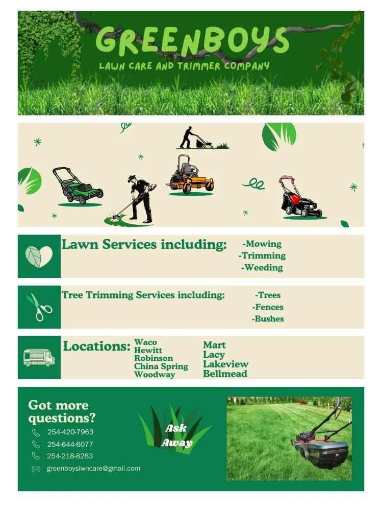 Affordable lawn care service in Waco, TX by Green Boys Lawn Care