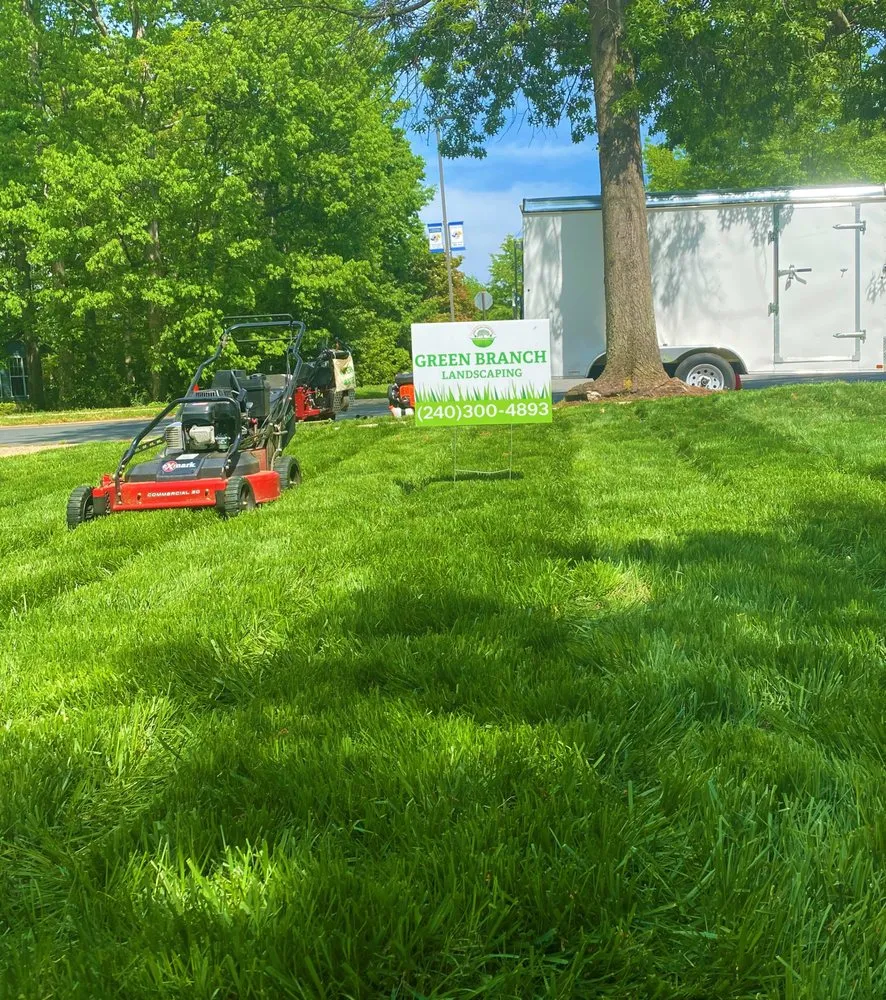 Trusted lawn mowing service for homes across Waldorf, MD - Green Branch Landscaping