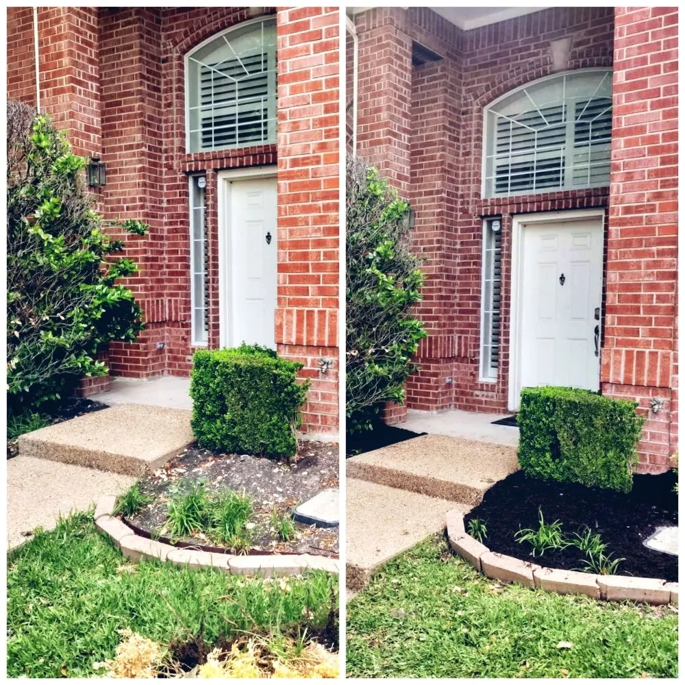 Custom lawn care service with custom design in Frisco, TX by Green Bridge Lawn and Landscape