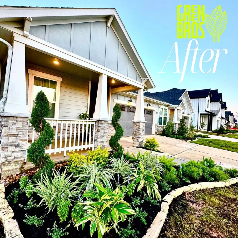 Affordable yard cleanup service for beautiful yards across Katy, TX - Green Bros Tx Landscaping