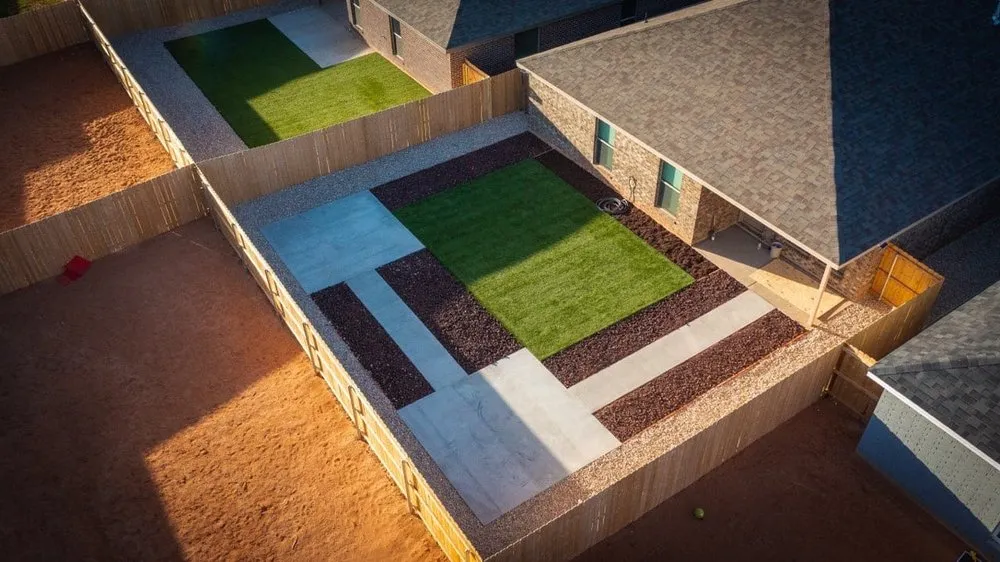 Custom residential landscaping in Katy, TX by Green Bros Tx Landscaping