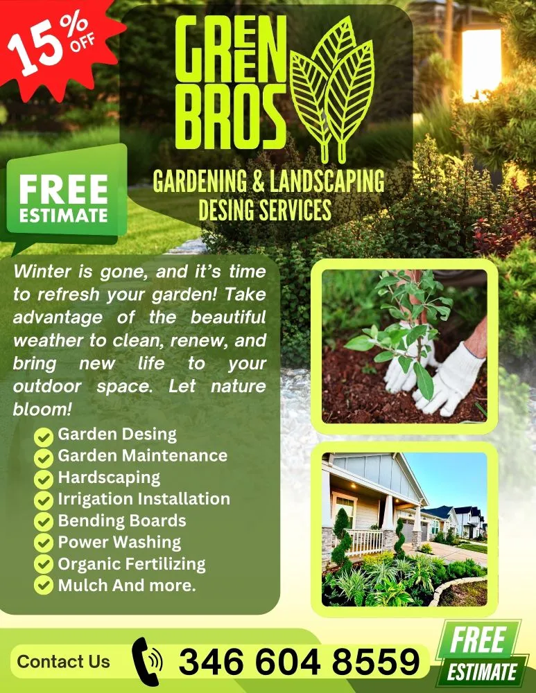 Affordable landscaping services in Katy, TX - Green Bros Tx Landscaping