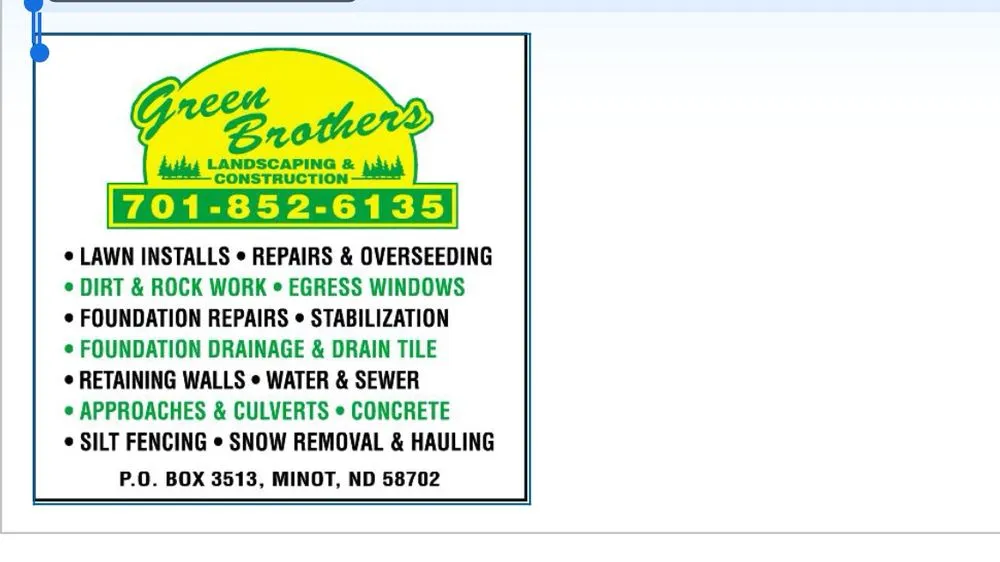 Expert landscape installation in Minot, ND by Green Brothers Landscaping & Construction