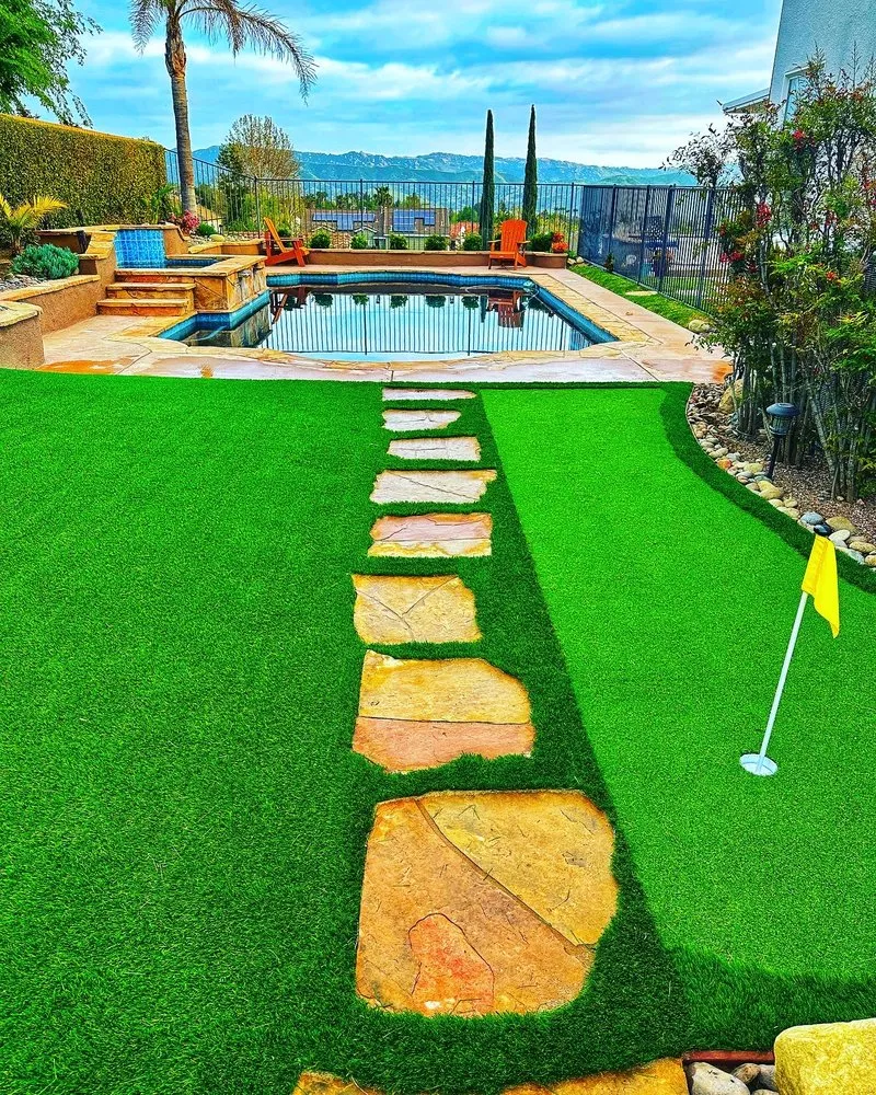 Custom outdoor landscaping in Canoga Park, CA - Green Cactus Landscapes