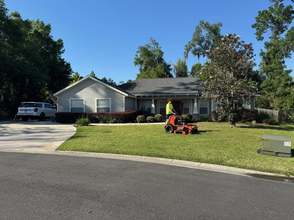 Professional lawn mowing service for homes across Ocala, FL - Green Canopy