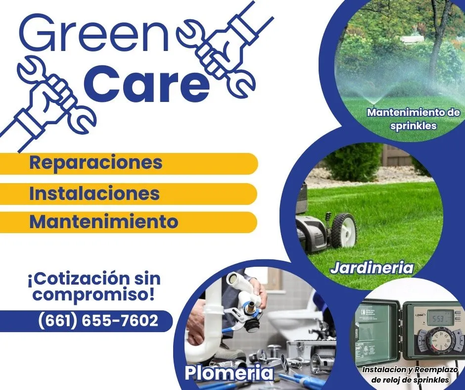 Custom yard cleanup service for year-round maintenance in Lamont, CA by Green Care