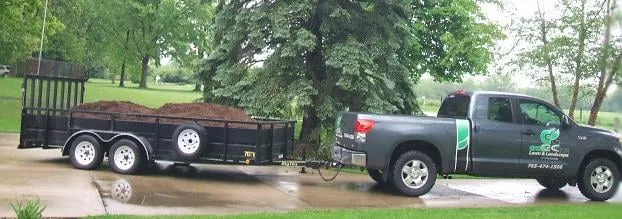 Professional garden landscaping for residential properties in Lafayette, IN by Green Care Lawn & Landscape