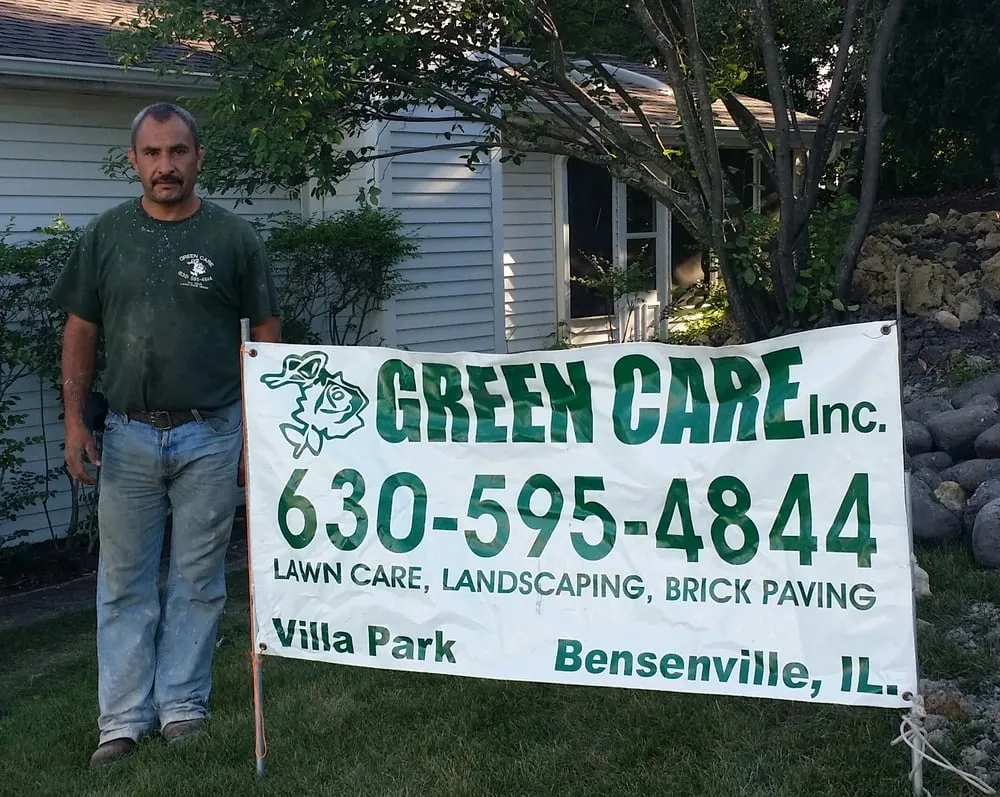 Custom landscaping services in Villa Park, IL by Green Care