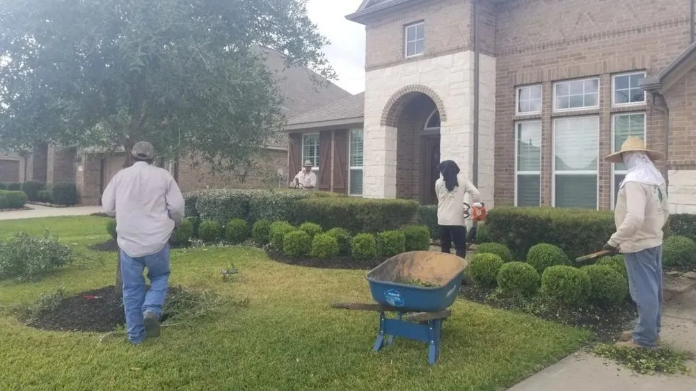 Professional lawn mowing service experts serving Houston, TX - Green Cares Lawn Service