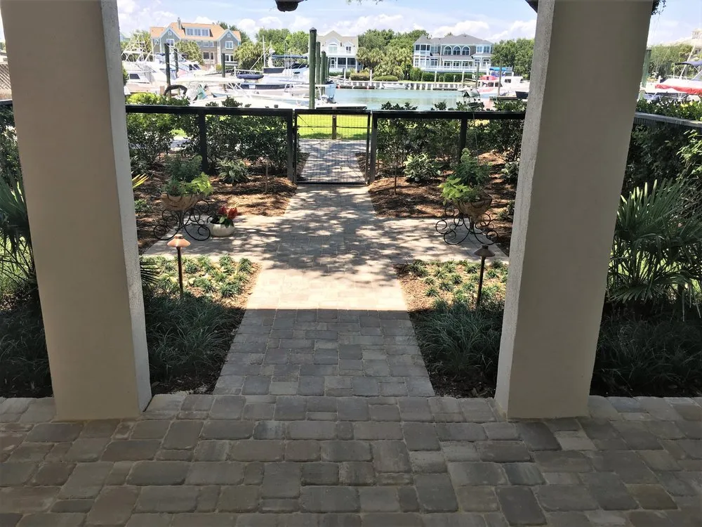 Custom outdoor landscaping for outdoor upgrades across Charleston, SC - Green Carolina Landscape Contractors