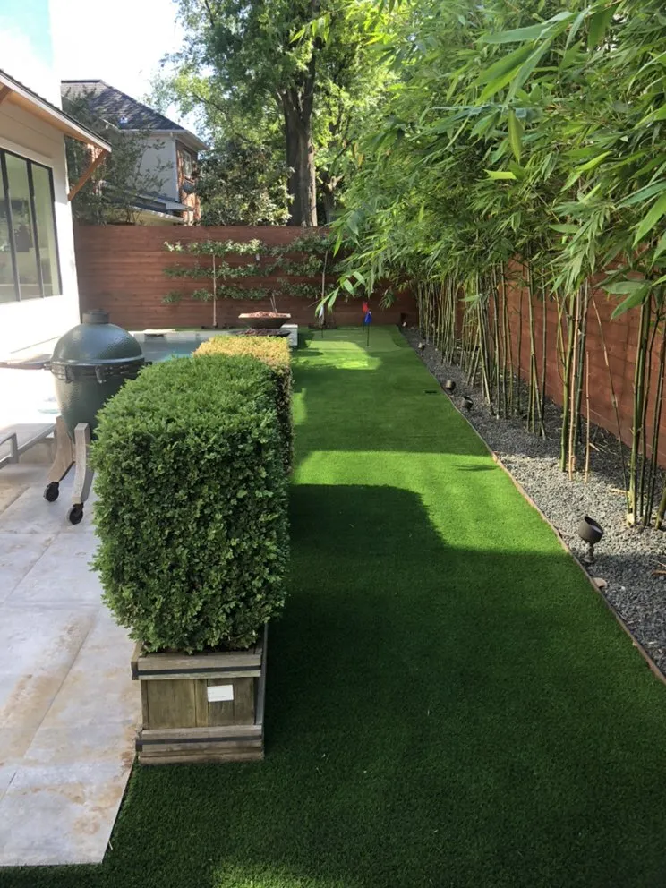 Custom landscaping services for outdoor upgrades in Houston, TX by Green Century Services