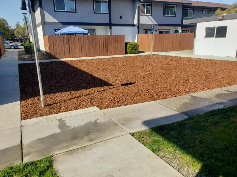 Local landscape installation in Fairfield, CA by Green Clean Janitorial and Landscaping