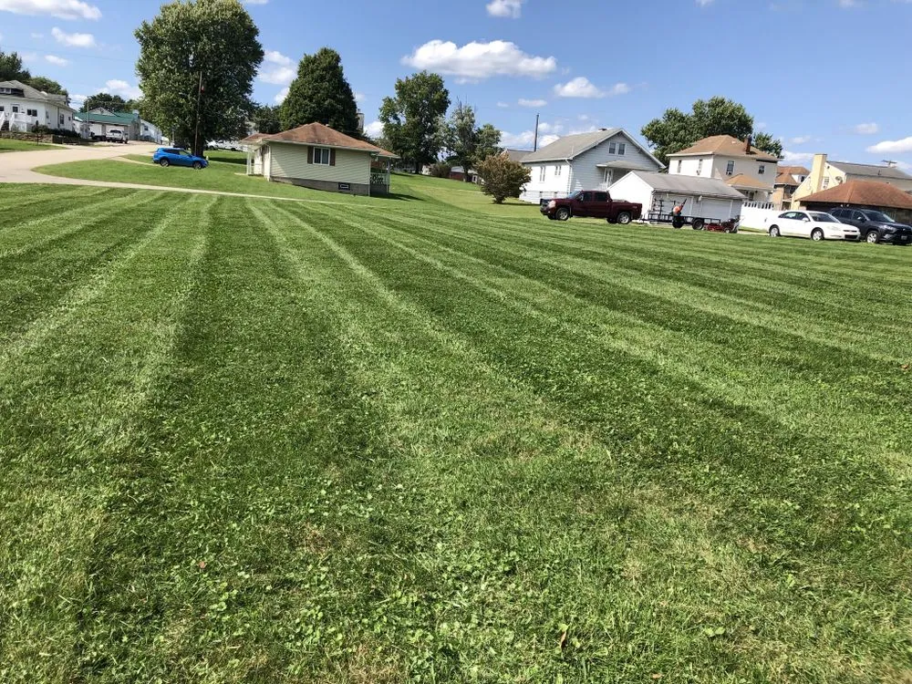 Professional outdoor landscaping in Uniontown, PA by Green Collar Services