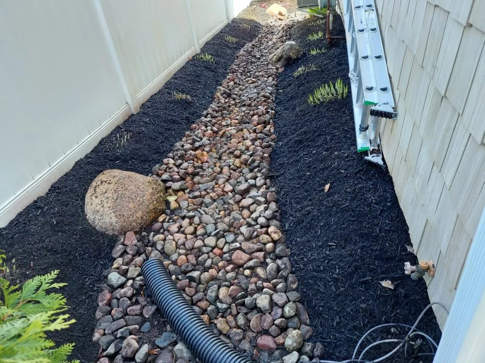 Professional landscape installation in Lake Geneva, WI by Green Cuts Landscaping