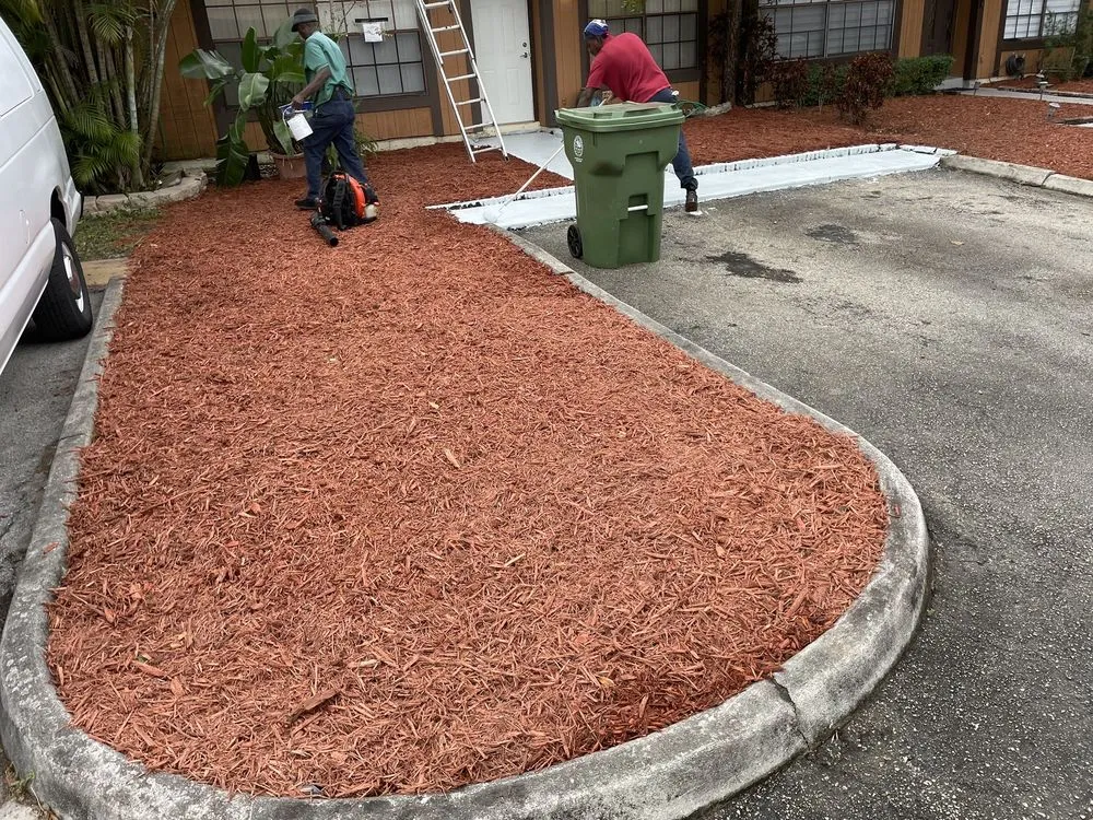 Custom yard maintenance for beautiful yards in Miami Shores, FL by Green Cutz Landscaping