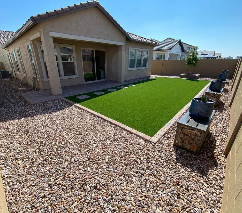Custom outdoor landscaping near you across Mesa, AZ - Green Desert Paradise