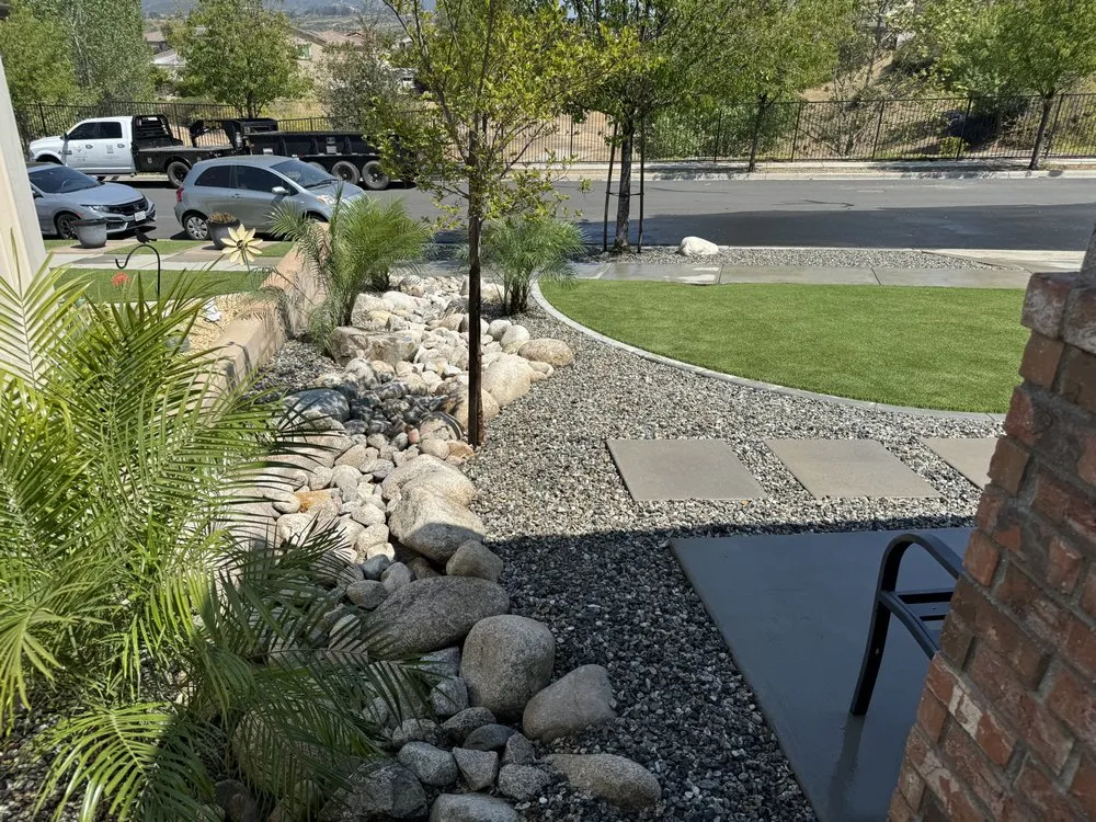Affordable landscape design in Yucaipa, CA by Green Diamond Landscape