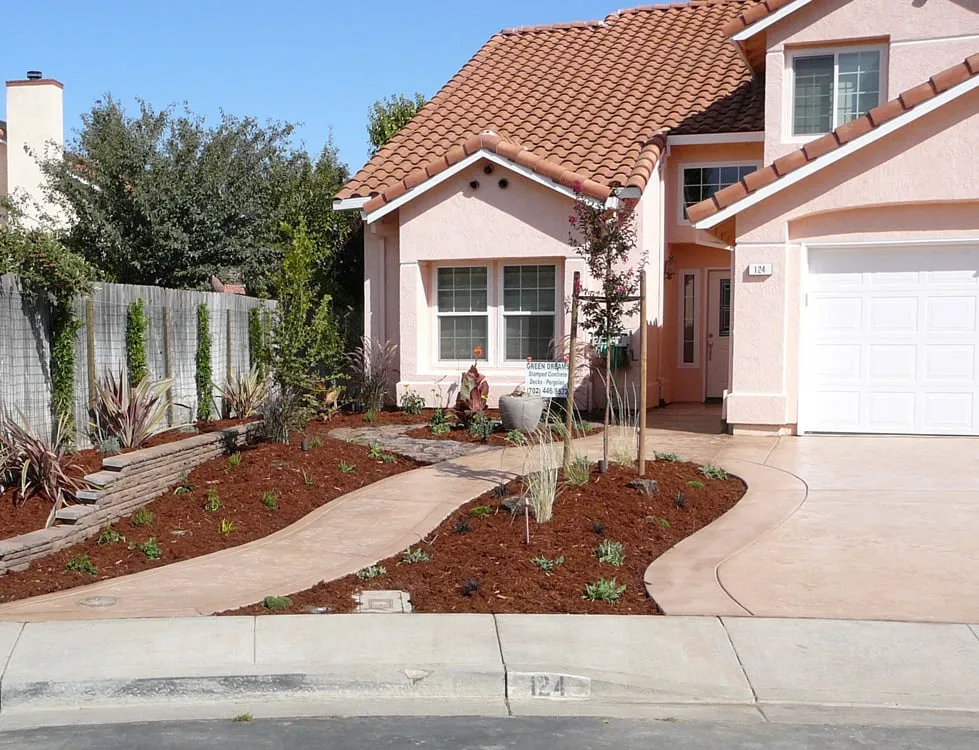 Local landscape installation for beautiful yards in Vacaville, CA by Green Dreams, Inc