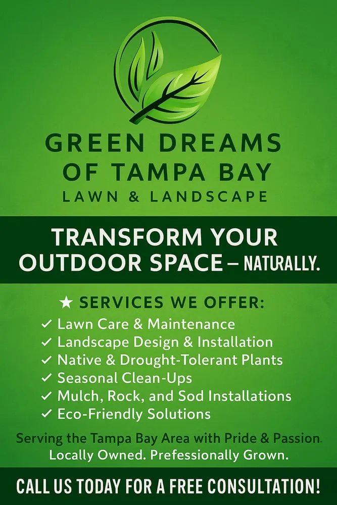 Reliable landscape design for beautiful yards across Port Richey, FL - Green Dreams of Tampa Bay
