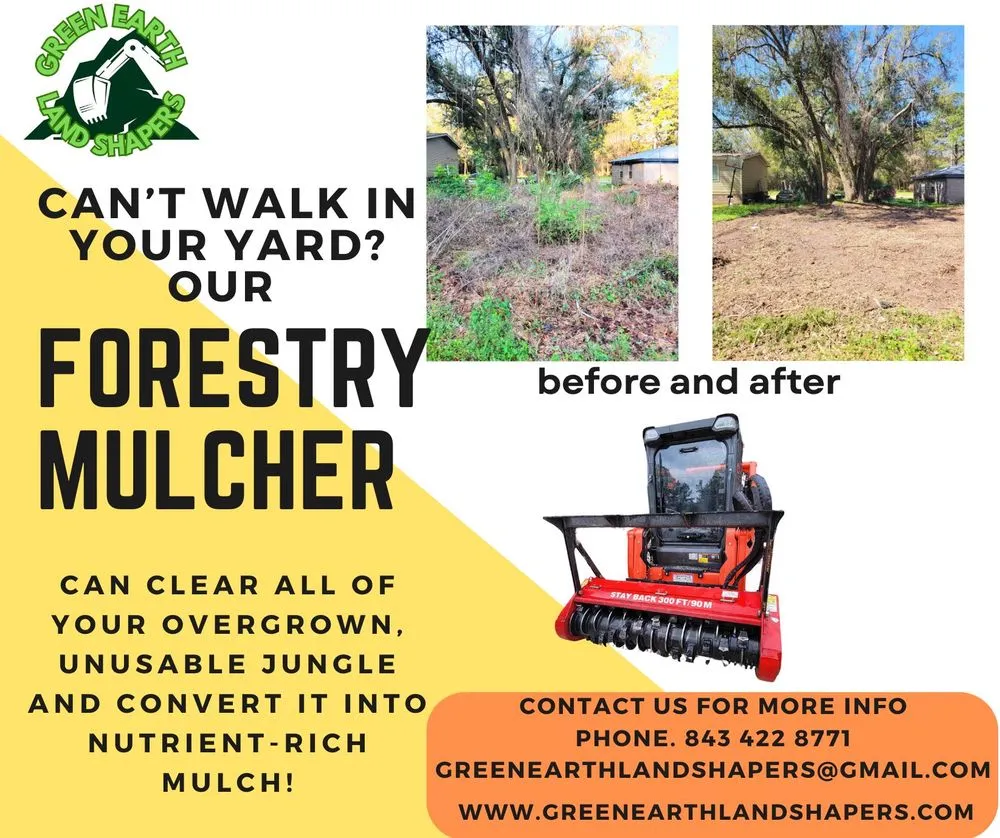 Affordable yard maintenance for beautiful yards across Okatie, SC - Green Earth Land Shapers