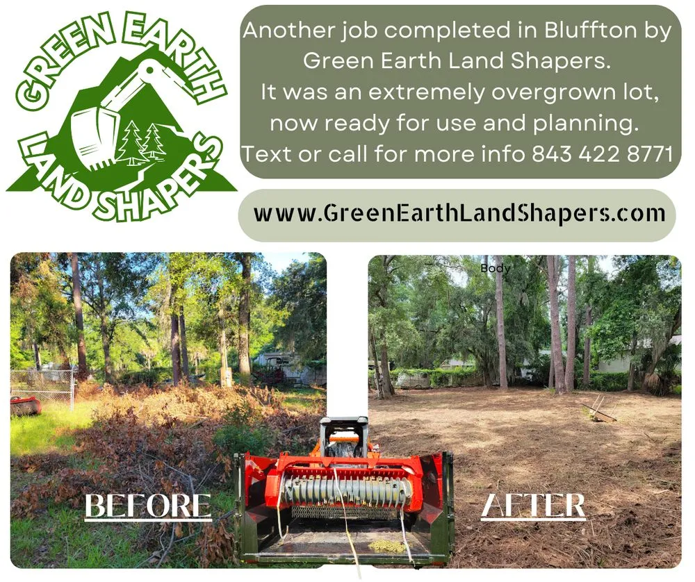 Professional garden landscaping experts serving Okatie, SC - Green Earth Land Shapers