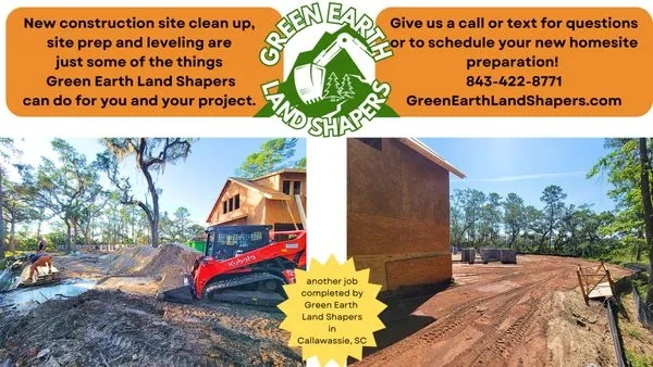 Green Earth Land Shapers Logo