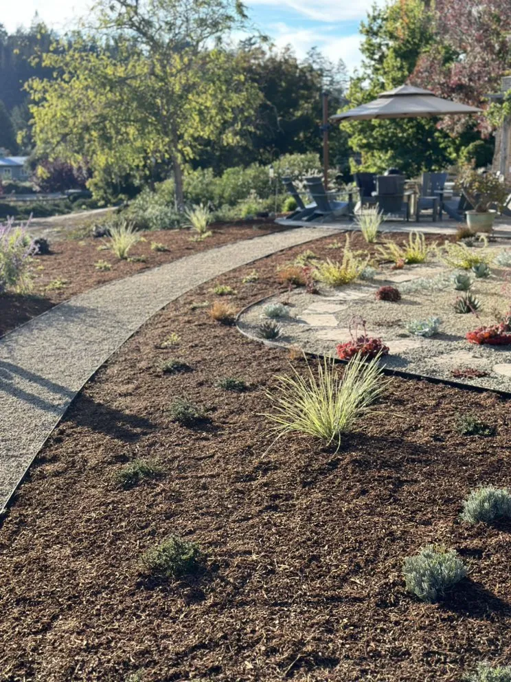 Custom lawn mowing service with custom design in Castroville, CA by Green Earth Landscaping