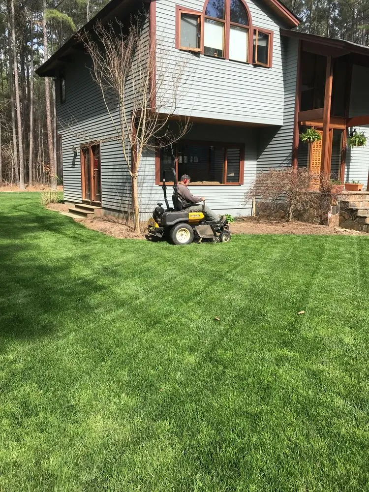 Custom garden landscaping for outdoor upgrades across Durham, NC - Green Earth Lawn Care