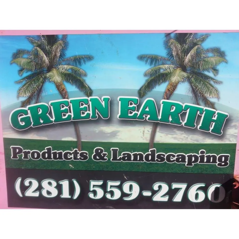 Professional landscape installation in League City, TX by Green Earth Products & Landscaping