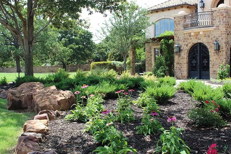 Affordable landscape design for homes in Haslet, TX by Green Earth Services Of Texas