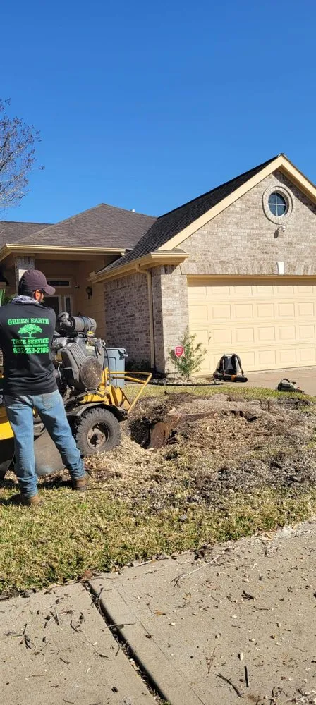 Affordable outdoor landscaping near you in Magnolia, TX by Green Earth Tree Service