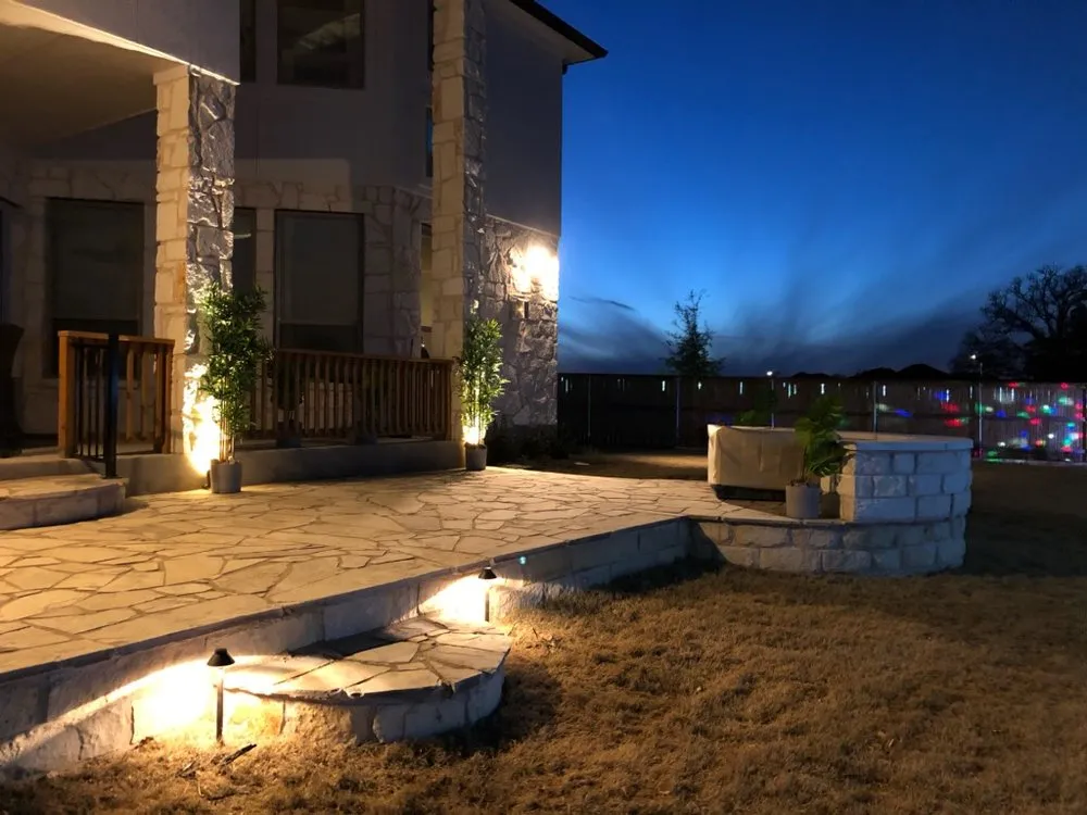 Custom residential landscaping in Austin, TX by Green Ease Landscapes & Design
