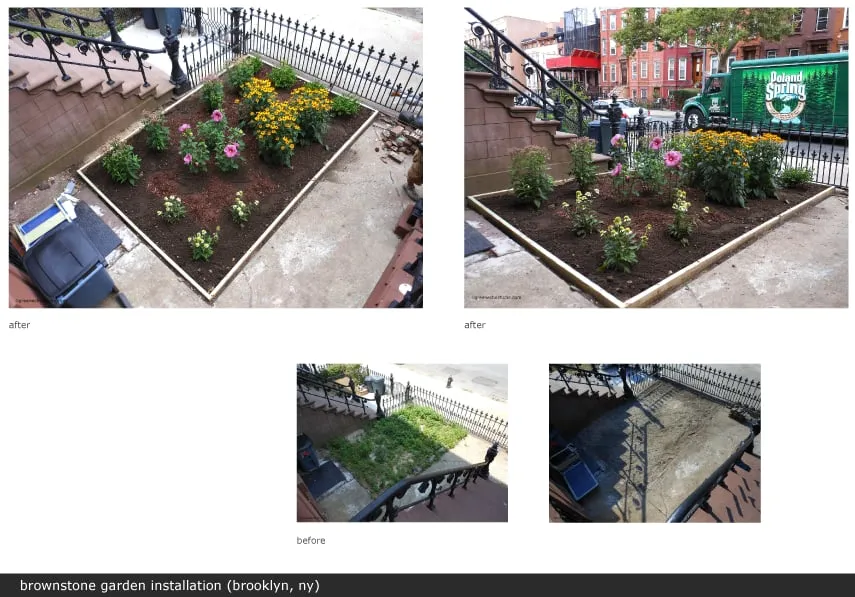 Local landscape design with custom design in Manhattan, NY by Green Echo Studio