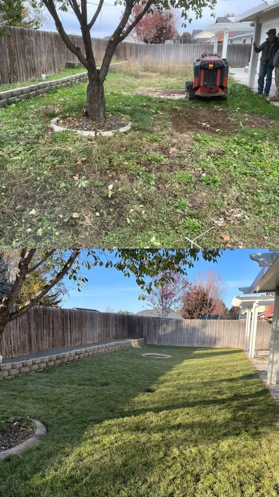 Top-rated outdoor landscaping with custom design in Nampa, ID by Green Edge Lawn and Landscape