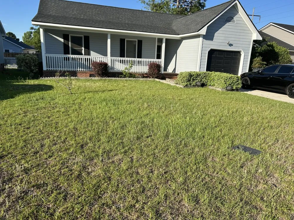Reliable residential landscaping for homes in Fayetteville, NC by Green Edge Lawn Care & Drip Clean Power Wash
