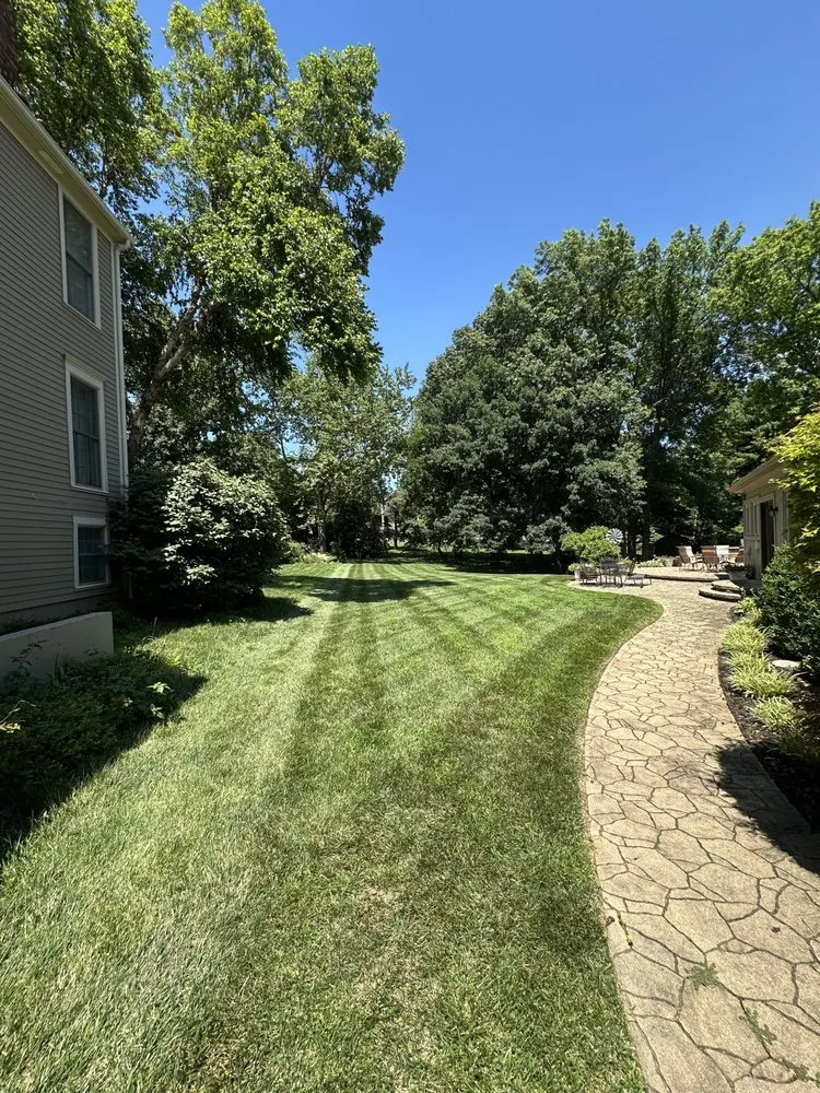 Local garden landscaping for residential properties in Overland Park, KS by Green Edge Lawn Care