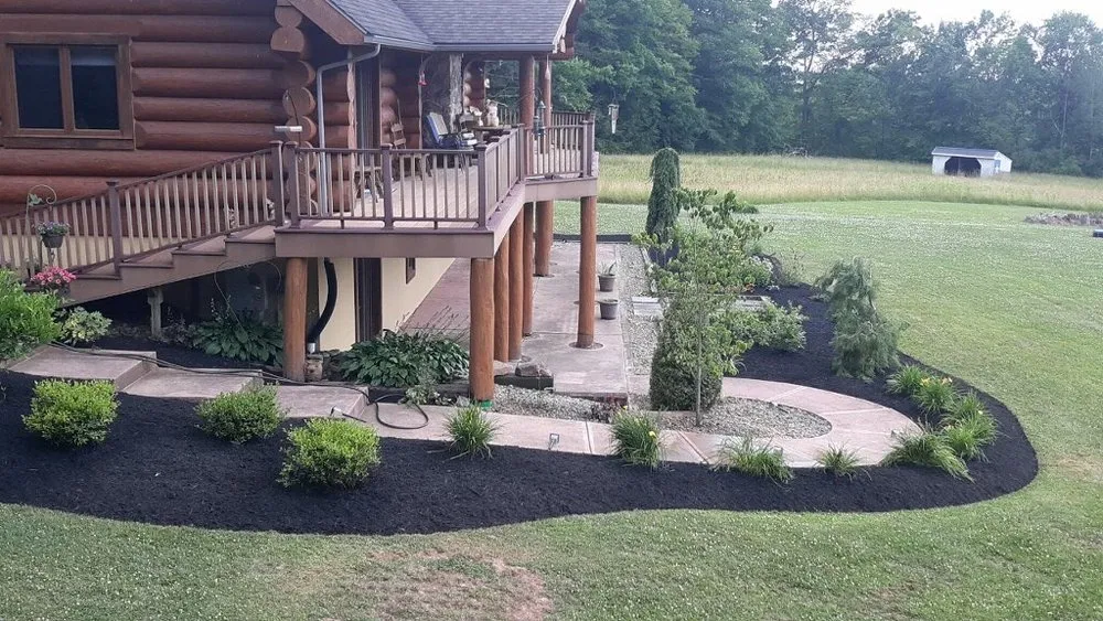 Custom landscape installation in Cogan Station, PA - Green Element Design