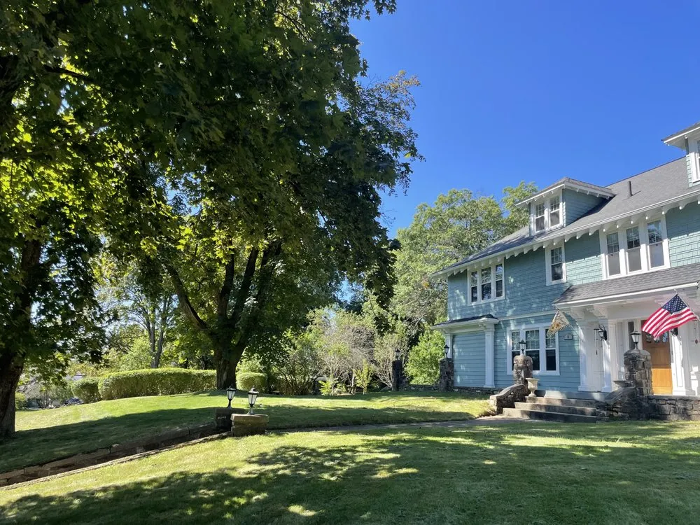 Professional lawn mowing service for beautiful yards in Springfield, MA by Green Essence