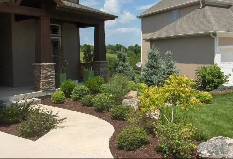 Local landscaping services for residential properties in Overland Park, KS by Green Expectations Landscaping