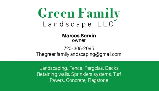 Green Family Landscape Logo