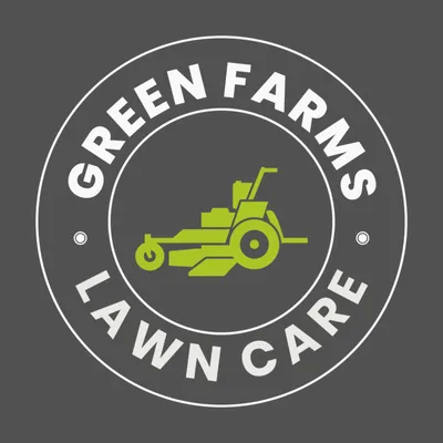 Green farms Lawn Care Logo