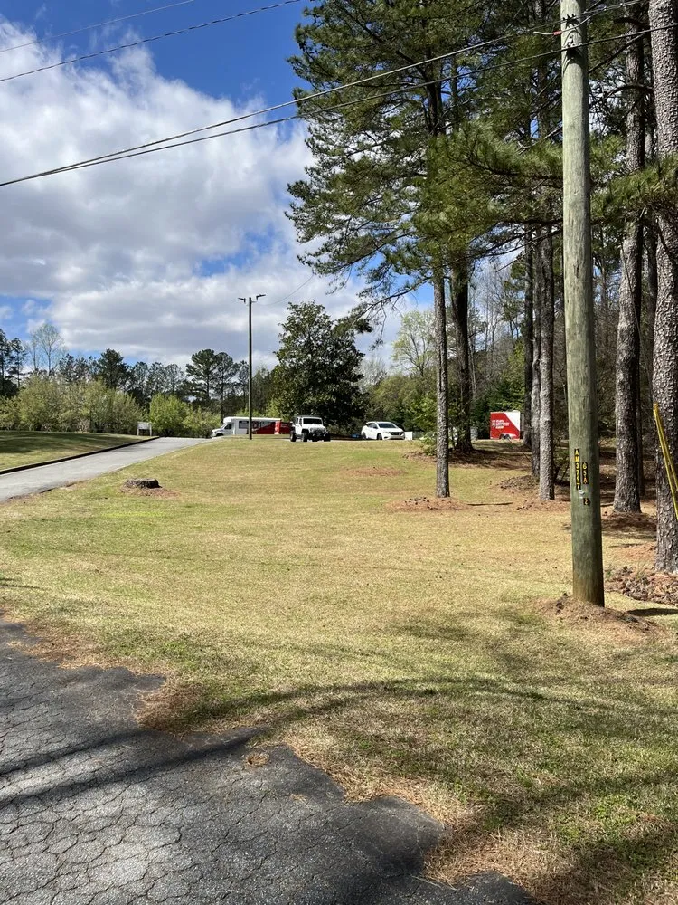 Custom residential landscaping in Lawrenceville, GA by Green Fern Landscaping