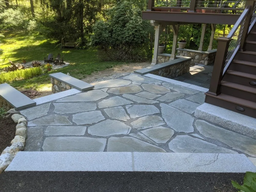 Local lawn mowing service in Sharon, MA by Green Fields Landscaping