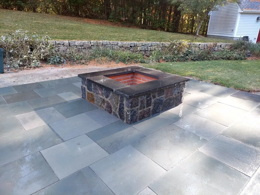 Custom landscape design in Sharon, MA - Green Fields Landscaping