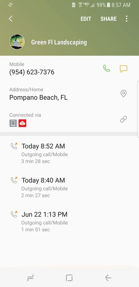 Trusted lawn mowing service for homes in Pompano Beach, FL by Green Florida Landscaping